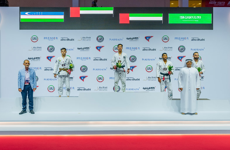 7 ميداليات ملونة للإمارات في انطلاق النسخة الثامنة من بطولة آسيا للجوجيتسو بأبوظبي 
