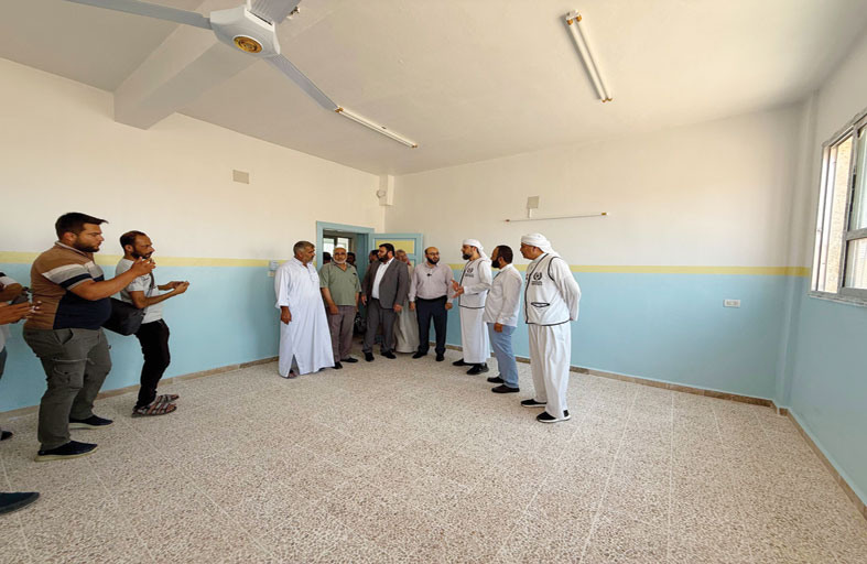 هيئة الأعمال الخيرية العالمية تؤهّل مجمعاً تعليمياً وتدعم القطاع الصحي في سوريا 