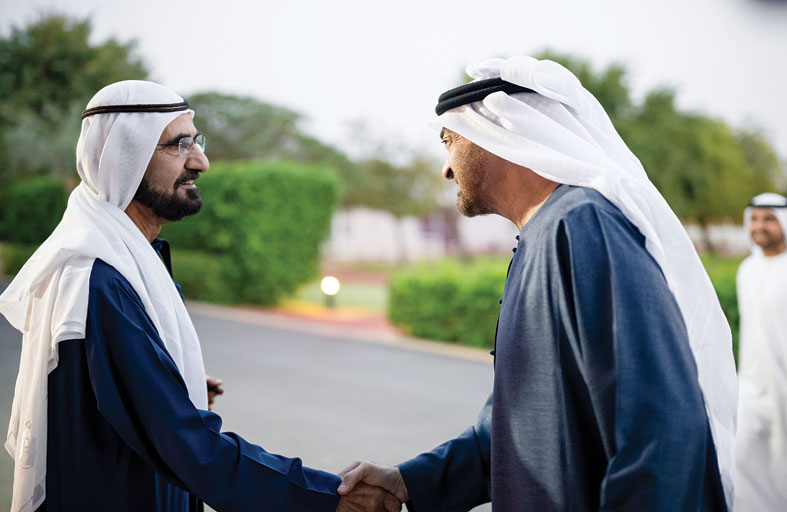 رئيس الدولة وملك الأردن يؤكدان ضرورة الوقف الفوري للتصعيد وتغليب الحوار والدبلوماسية 