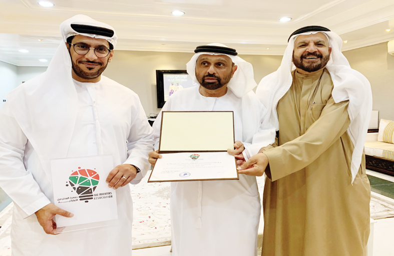 خالد الزعابي يفوز بتصميم شعار جمعية المخترعين الإماراتية 