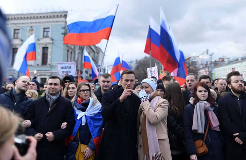 تظاهرة للمعارضة الروسية ضدّ بوتين 