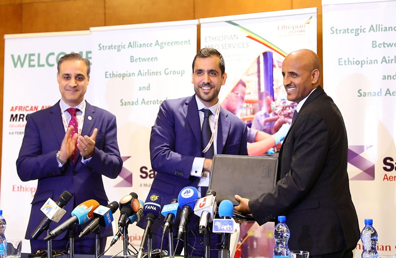 سند لتقنيات الطيران تتعاون مع الخطوط الجوية الإثيوبية لإنشاء مركز لخدمات الصيانة في أفريقيا