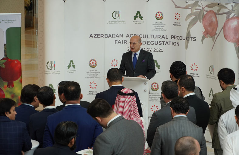 معرض المنتجات الزراعية الأذربيجانية في دبي يستهدف التصدير للأسواق الإماراتية والخليجية