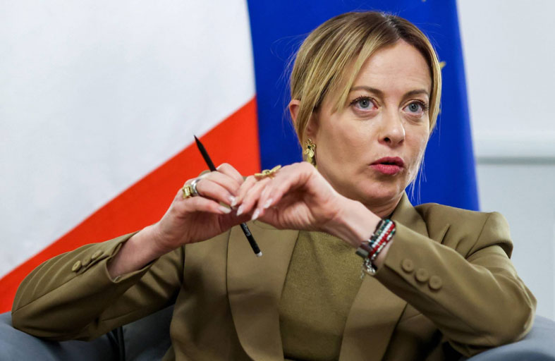 ميلوني: إيطاليا تعمل على استعادة حرية الملاحة في مضيق هرمز 