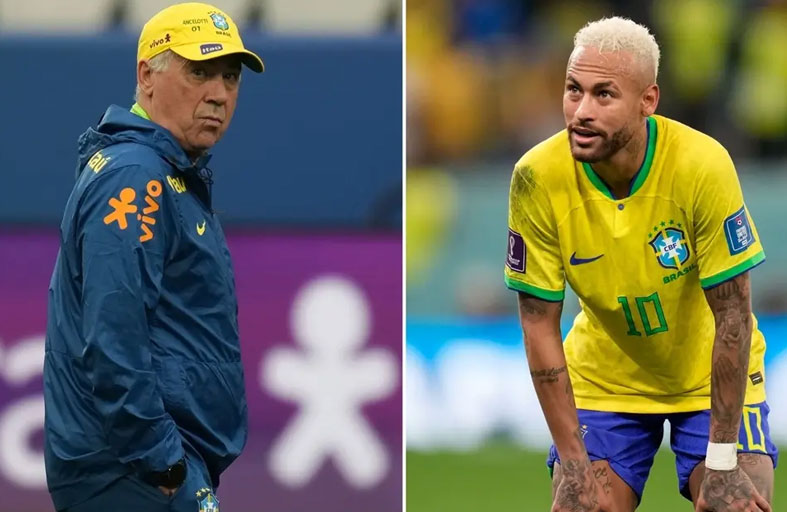 رسالة نارية من نيمار لأنشيلوتي