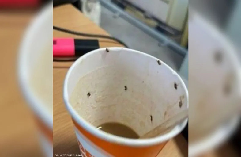 كادت تفقد حياتها في المطار.. السبب قهوة بالحشرات
