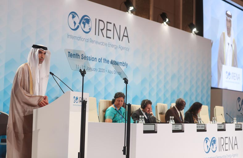 انطلاق أعمال الجمعية العامة العاشرة لـ آيرينا في أبوظبي