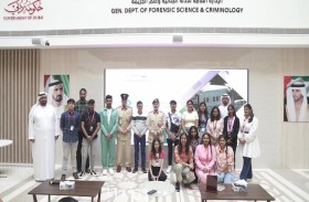 «معهد العلوم في الهند» يطلع على عمل الأدلة الجنائية بشرطة دبي