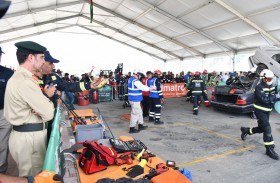 اللواء المري يشهد فعاليات اليوم الثاني من تحدي الإمارات لفرق الإنقاذ في ميدان الروية2020 