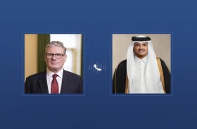أمير قطر ورئيس الوزراء البريطاني  يبحثان تطورات الأوضاع الإقليمية والدولية