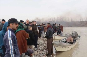 تغيير مجرى نهر ديالى بحثاً عن جثماني طفلين