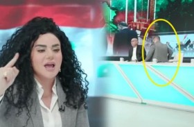 مشادة حادة على الهواء بين مذيعة وضيف