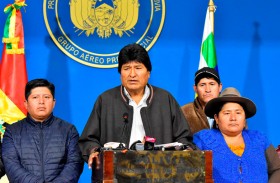 البرلمان البوليفي يناقش استقالة الرئيس السابق