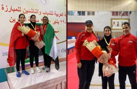 7 ميداليات لمبارزة الإمارات في اليوم الأول من البطولة العربية للناشئين والشباب بالبحرين