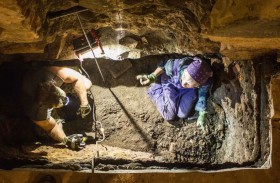 حمامات قديمة تقود لاكتشافات أثرية في فيلادلفيا 