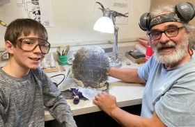 طفل يعثر على أحفورة سلحفاة عمرها 50 مليون سنة 