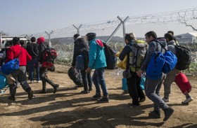 محاولة مهاجرين اختراق حدود المجر من صربيا   