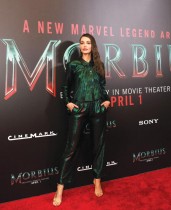 ماري فونسيكا تحضر عرضًا خاصًا لفيلم Morbius في بلايا فيستا، كاليفورنيا ، الولايات المتحدة.  رويترز