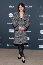 إميليا جونز لدى حضورها العرض الأول لفيلم  «كات بيرسون»  في مهرجان صندانس السينمائي في بارك سيتي. (ا ف ب)