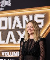 الممثلة جودي جرير تحضر العرض الأول لفيلم 'Guardians of the Galaxy Vol. 3 'في لوس أنجلوس. رويترز
