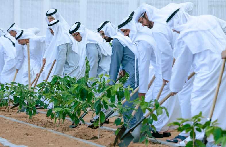 محمد بن راشد يطلق البرنامج الوطني «ازرع الإمارات» 