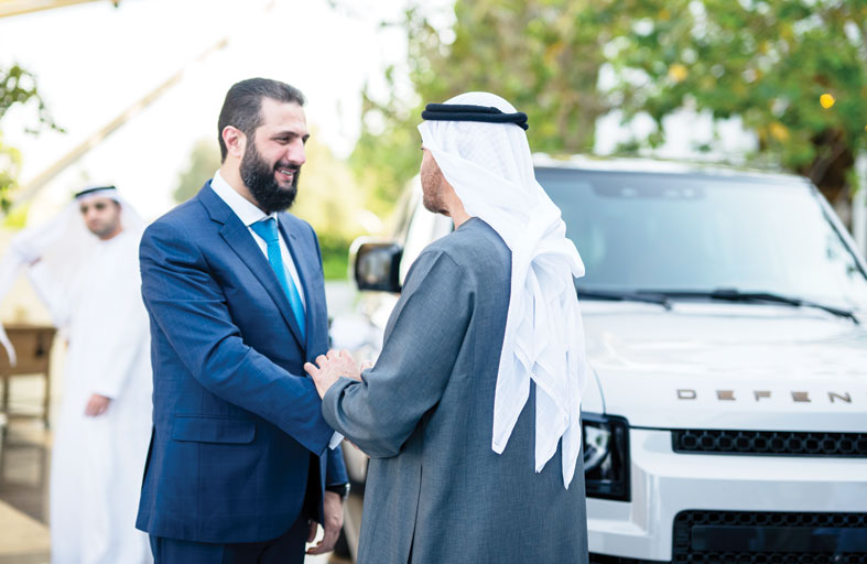 رئيس الدولة والرئيس السوري يؤكدان أهمية إرساء ركائز الأمن والاستقرار الإقليمي والدولي  