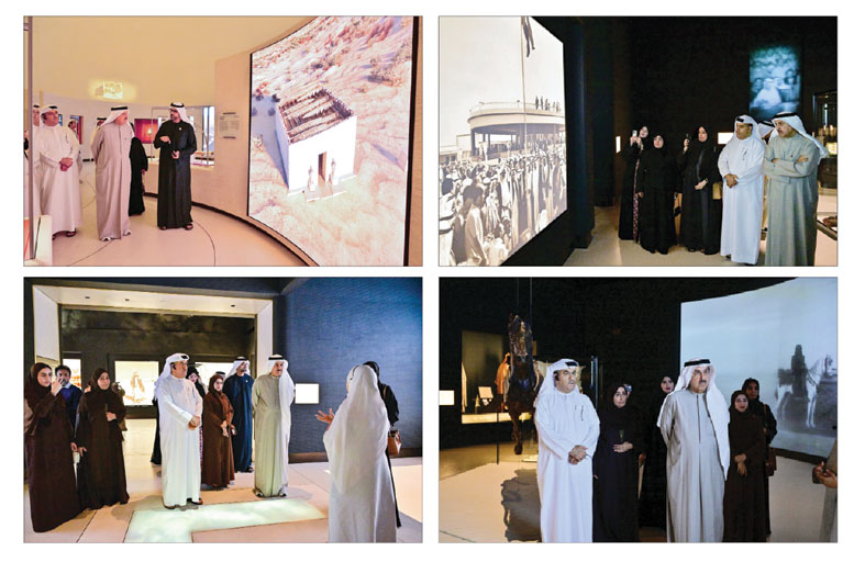 رئيس وأعضاء المجلس الوطني الاتحادي يزورون متحف زايد الوطني 