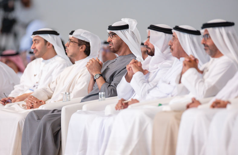 محمد بن زايد ومحمد بن راشد يشهدان اختتام أعمال الاجتماعات السنوية لحكومة الإمارات 