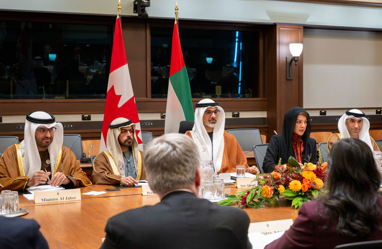 ولي عهد أبوظبي ورئيس وزراء كندا يبحثان سُبل تعزيز الشراكة الاستراتيجية وتوسيع آفاق التعاون بين البلدين 