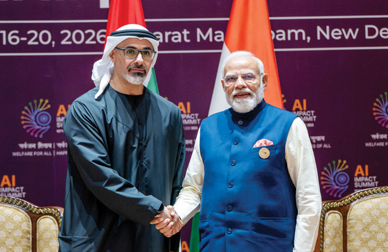 ولي عهد أبوظبي يبحث مع مودي آفاق تعزيز الشراكة الاستراتيجية بين الإمارات والهند 