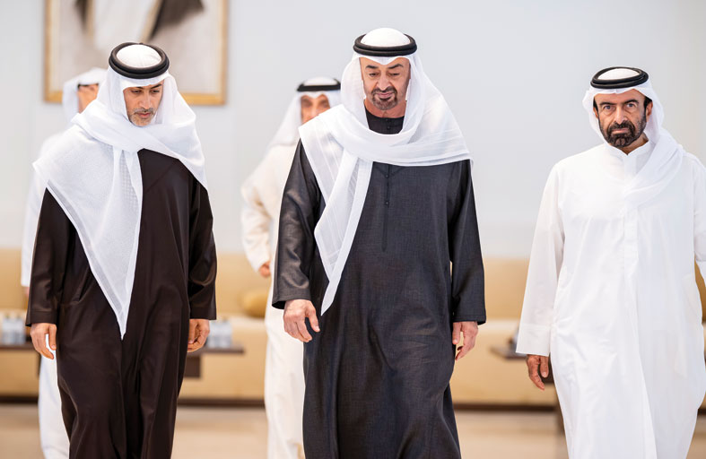 رئيس الدولة يعزي في وفاة حمد الهاجري 