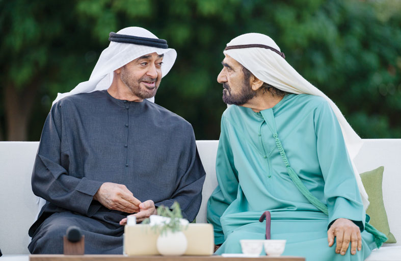 رئيس الدولة يستقبل حكام الإمارات بمناسبة شهر رمضان المبارك 