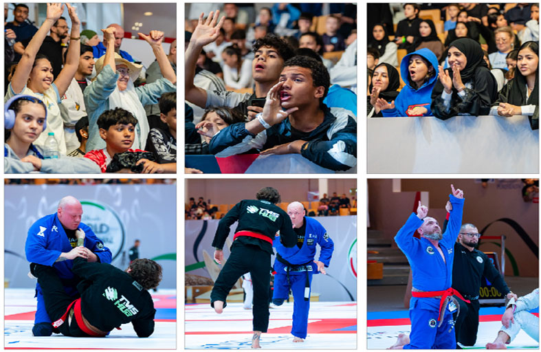 حضور لافت ومنافسات قوية في ثاني أيام بطولة أبوظبي العالمية لمحترفي الجوجيتسو 
