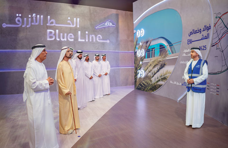 محمد بن راشد: الاستثمار في قطاع النقل استثمار في المستقبل، وركيزة أساسية لتعزيز تنافسية دبي عالمياً 