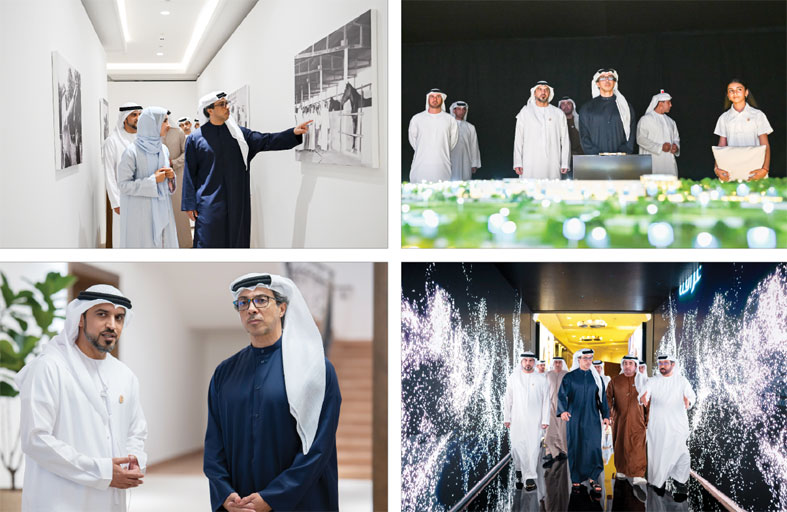 منصور بن زايد يطلق مشروع «ساحة الخيل» بنادي أبوظبي للفروسية 