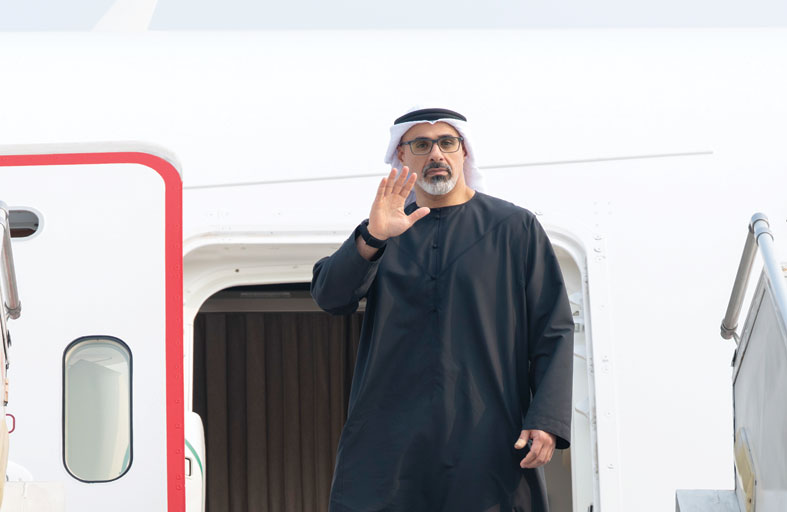 ولي عهد أبوظبي يختتم زيارته إلى جمهورية الهند 