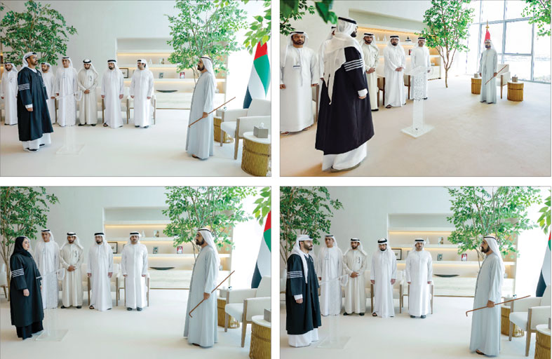أمام محمد بن راشد.. 20 من أعضاء النيابة العامة الجُدد في دبي يؤدون اليمين القانونية 