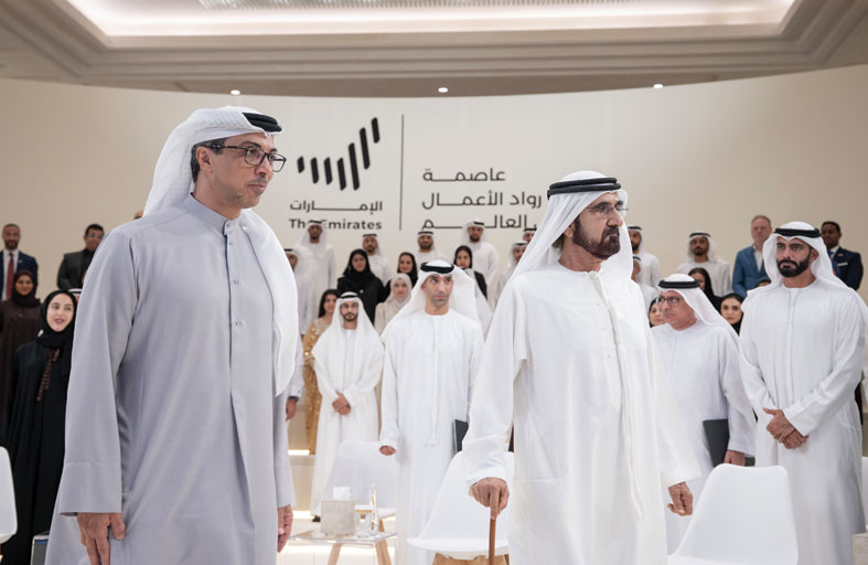 محمد بن راشد يطلق الحملة الوطنية «الإمارات عاصمة رواد الأعمال في العالم» 