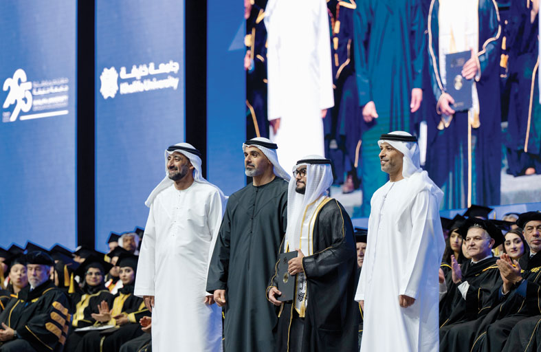 تحت رعاية رئيس الدولة.. خالد بن محمد بن زايد يشهد حفل تخريج جامعة خليفة لعام 2025 
