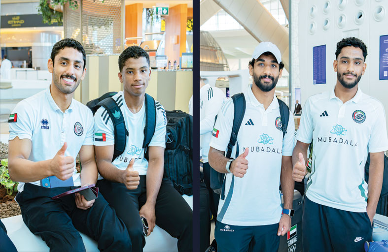 المنتخب الوطني برعاية شركة «مبادلة للاستثمار» يغادر إلى تايلاند للمشاركة في بطولة العالم للجوجيتسو