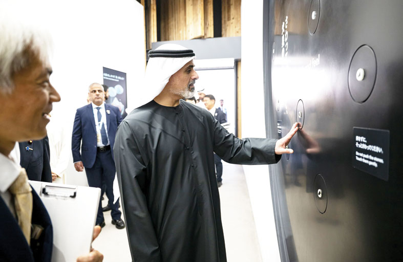 ولي عهد أبوظبي يزور جناح اليابان في معرض «إكسبو 2025 أوساكا» 