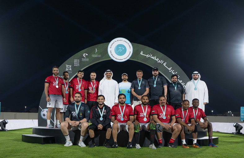 سلطان بن أحمد القاسمي يتوج «الشارقة للإذاعة والتلفزيون» بطلا لبطولة إعلام الشارقة الرمضانية 