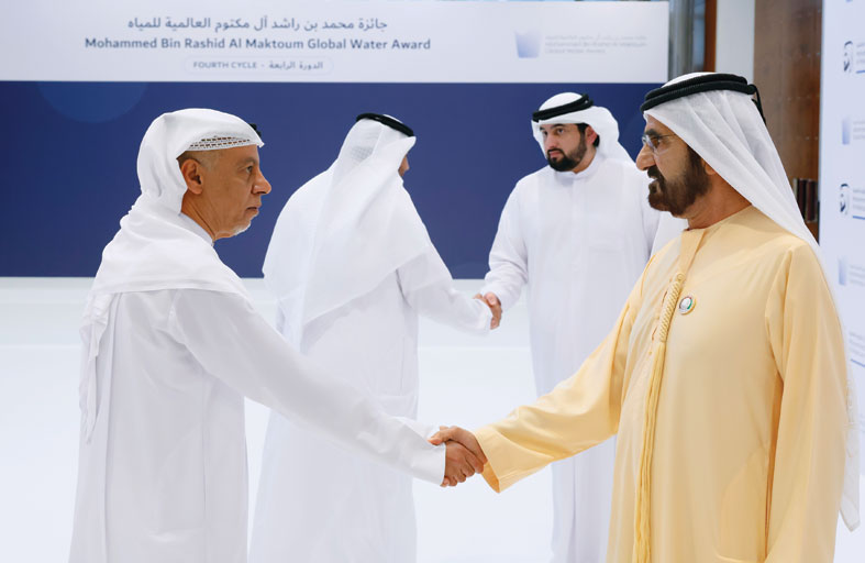 محمد بن راشد : تواجه البشرية اليوم العديد من التحديات، وشحّ المياه النظيفة هي أحد أكبر التحديات  