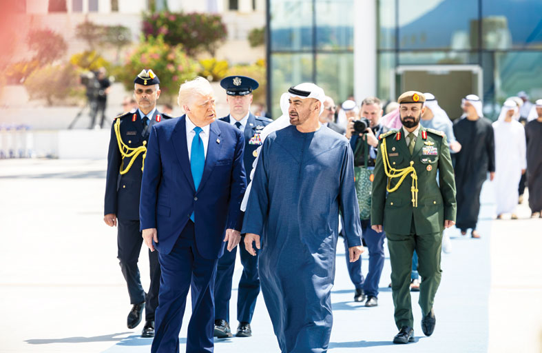 ترامب: الإمارات شعب رائع.. وقائد عظيم 