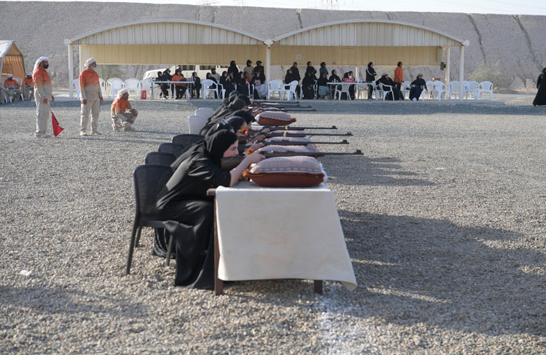 فريق الشارقة بطل مسابقة السكتون صحون فئة السيدات ضمن «بطولة الرماية» 