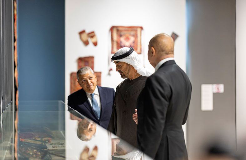 رئيس الدولة يزور عدداً من المعالم التاريخية في كاراباخ يرافقه رئيس أذربيجان 