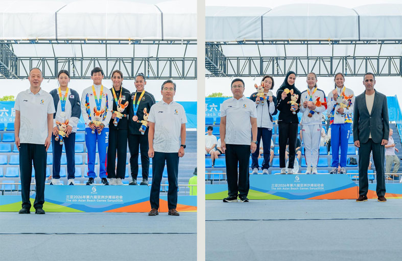 منتخب الجوجيتسو يحصد 4 ميداليات في انطلاقة قوية لألعاب آسيا الشاطئية 