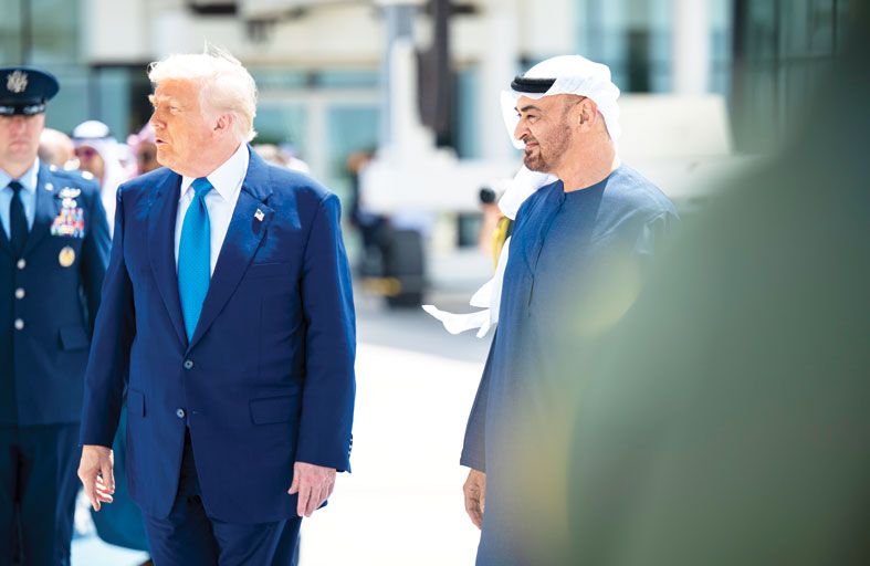 ترامب: الإمارات شعب رائع.. وقائد عظيم 
