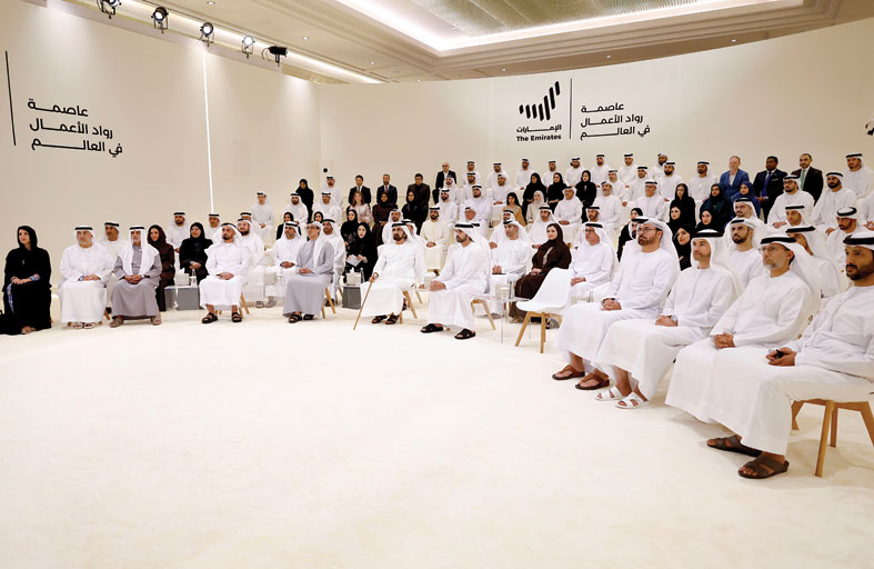 محمد بن راشد يطلق الحملة الوطنية «الإمارات عاصمة رواد الأعمال في العالم» 