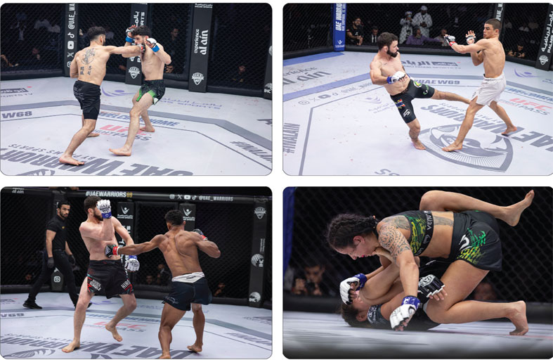 «أساف» و «موغاميد» بطلا النسخة الدولية من «محاربي الإمارات» 